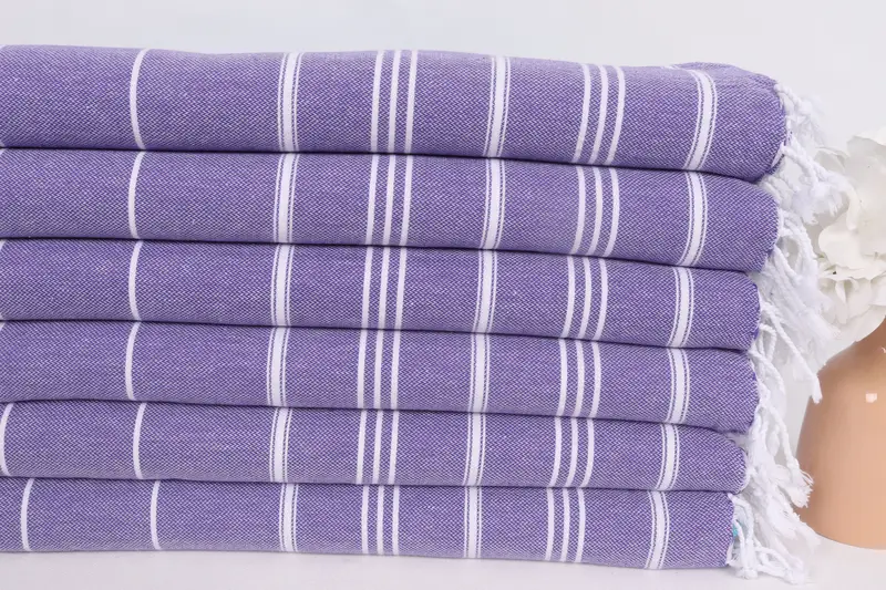 Kitchen Towel, 40x24 Cotton Striped Towel, Personalized Hand Towel, Guest Towel, Gift For Him, Bridal Shower Favor, Summer Gift, Turkish Hand Towel - 3