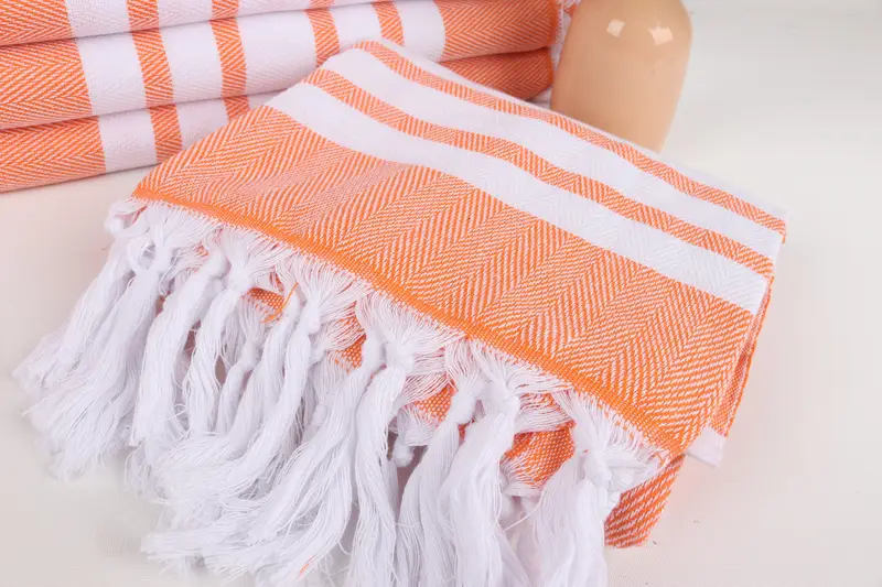 Custom Turkish Towel, Christmas Gift, 68x36 Cotton Chevron Towel, Turkish Towel Bulk, Organic Turkish towel, Personalized Gift, Large Turkish Towel - 5