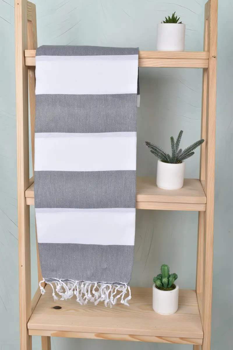 70x40 Cotton Striped Towel, Soft towel, Halloween Bachelorette Party Favors, Turkish Towel USA, Best Friend Gift Ideas, Absorbent Turkish towel - 8