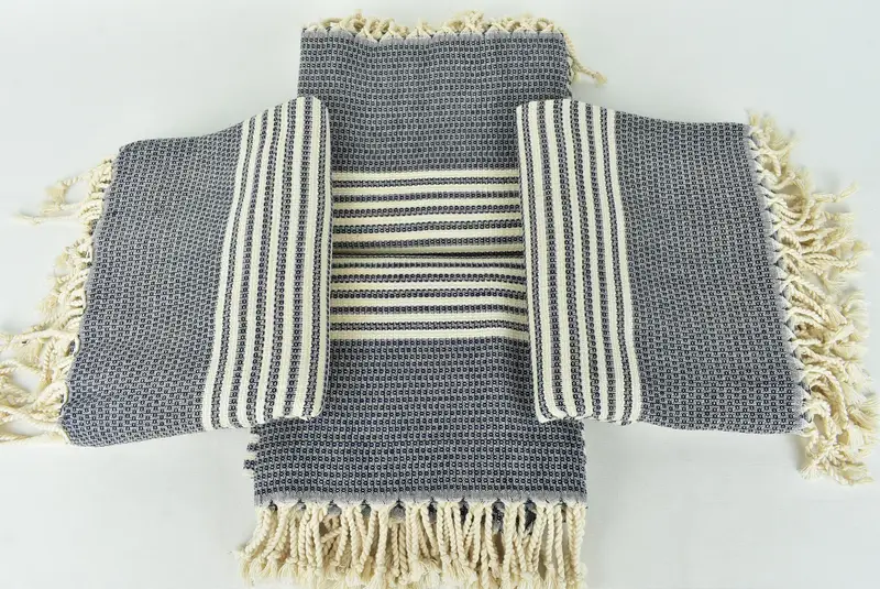 Personalized Wedding Gift, 68x40 Cotton Striped Towel, Organic Turkish towel, Yoga Towel, Home Decor Gifts, Personalized Wedding Gift For Couple - 6