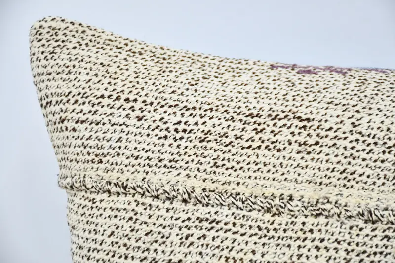 Cushion Case, 16x36 Gray Pillow Case, Turkish Pillow, Turkish Corner Cushion Case, Interior Designer Pillow, Kilim Pillow Cover, Toss Pillow - 2
