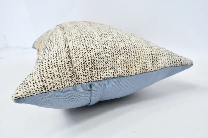 Cushion Case, 16x36 Gray Pillow Case, Turkish Pillow, Turkish Corner Cushion Case, Interior Designer Pillow, Kilim Pillow Cover, Toss Pillow - 6