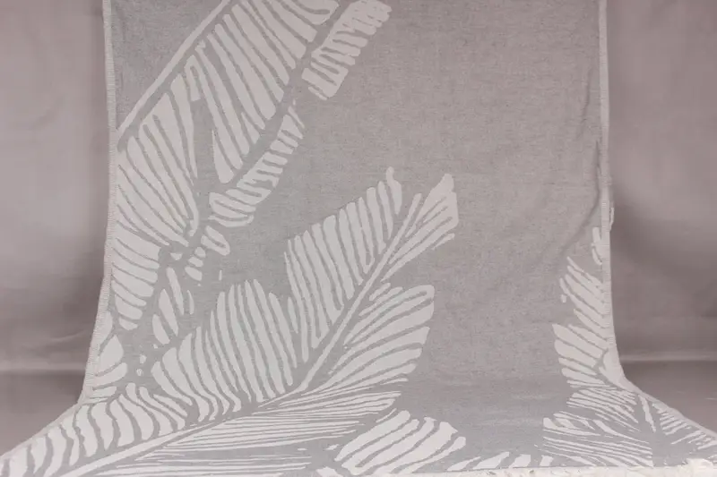 Turkish Cotton Towel Dark Gray, 40x71 Inches, Organic Cotton