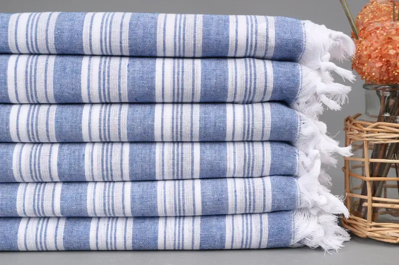 Memorial Gift, Absorbent Turkish towel, Towel With Name, 70x40 Cotton Striped Towel, Home Decor Gifts, Girl Trip Party Favor, Turkish bath towel - 2
