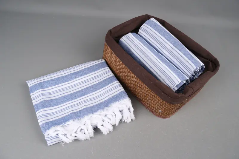 Memorial Gift, Absorbent Turkish towel, Towel With Name, 70x40 Cotton Striped Towel, Home Decor Gifts, Girl Trip Party Favor, Turkish bath towel - 5
