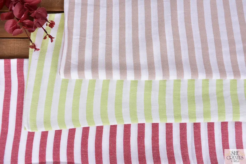 Pool Towels, Handmade Gift, 70x40 Cotton Striped Towel, Bachelorette Gifts, Bathroom Towel, Bachelorette Party Decorations, Embroidery Towel - 5