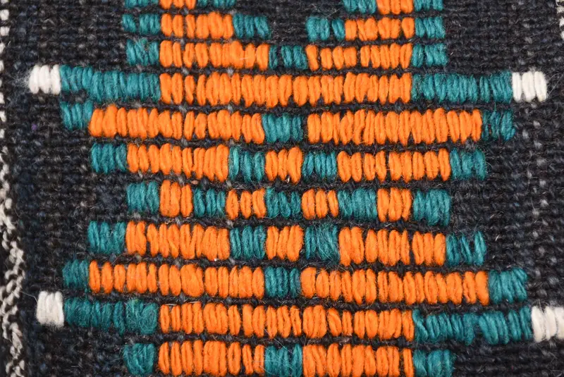 Lounge Throw Cushion, Turkish Corner Cushion Case, Pillow Cover, Boho Pillow Sham Cover, Throw Kilim Pillow, 16x16 Orange Pillow Sham, Boho Pillow - 3