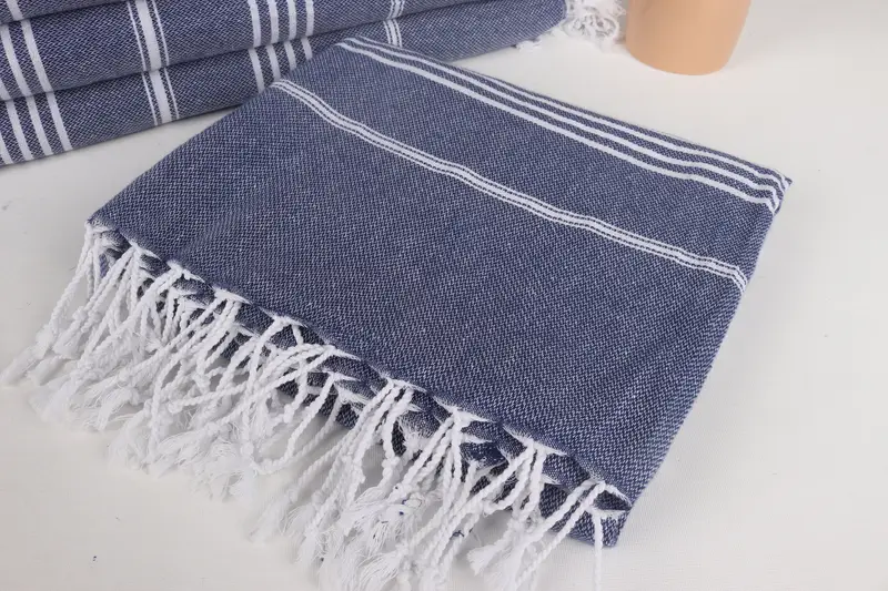 Bachelor Party Gifts, Bridesmaid Gift Towel, Bachelorette Gifts, 70x40 Cotton Striped Towel, Organic Cotton Towel, Personalized Wedding Gift - 5