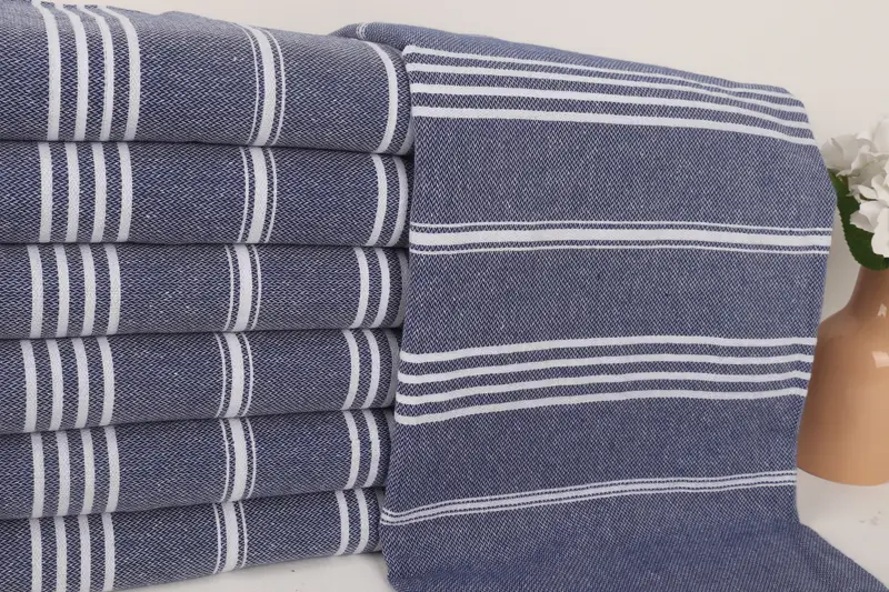 Bachelor Party Gifts, Bridesmaid Gift Towel, Bachelorette Gifts, 70x40 Cotton Striped Towel, Organic Cotton Towel, Personalized Wedding Gift - 2