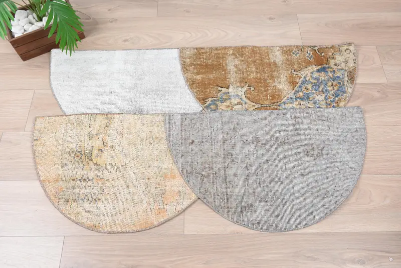 Çevre Dostu Kilim Halı, 18x30 İnç Boho Paspas