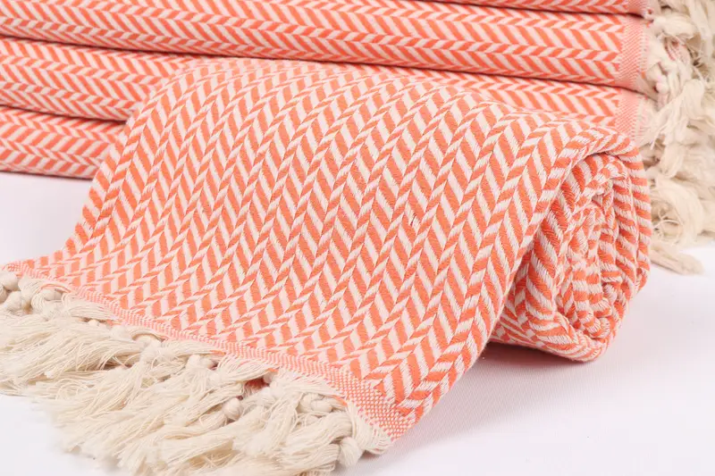 Bridal Shower Gifts, 70x40 Cotton Chevron Towel, Personalized Bridesmaid Gift, Best Friend Gift, Bachelorette Favors Beach, Bachelorette Gifts - 4