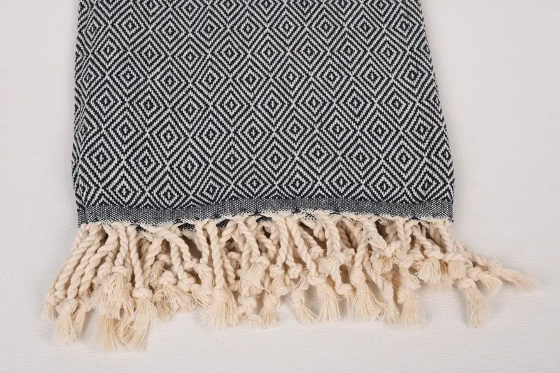 Boyfriend Christmas Gift, Absorbent towel, Quick-Dry Beach Towel, Organic Turkish towel, Wedding Anniversary Gift, 70x40 Cotton Chevron Towel - 4