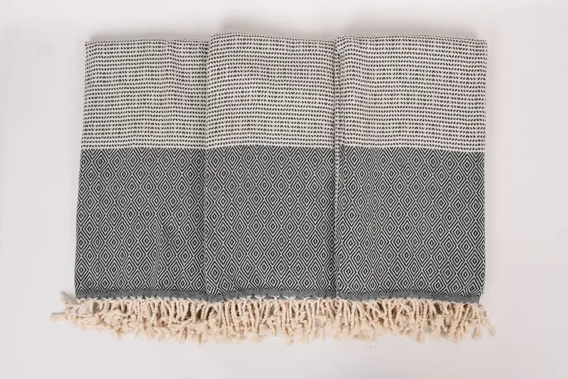 Boyfriend Christmas Gift, Absorbent towel, Quick-Dry Beach Towel, Organic Turkish towel, Wedding Anniversary Gift, 70x40 Cotton Chevron Towel - 8
