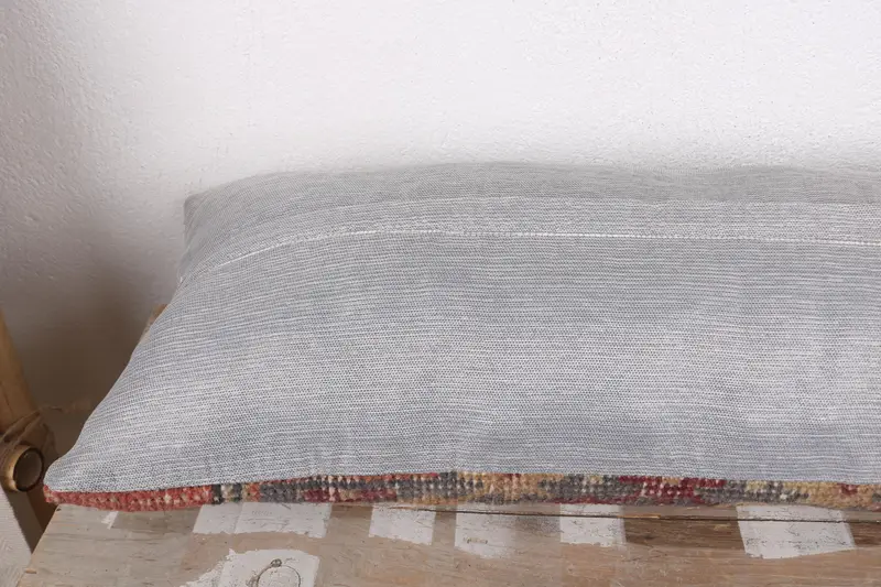 Gift Pillow, Turkish Pillow, Outdoor Patio Cushion Cover, 12x36 Red Cushion Case, Floor Cushion, Pillow Sham, Knitted Pillow Sham, Pillow for Sofa - 7