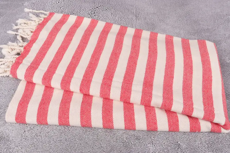 Valentines Day Gift, Custom Turkish Towel, Soft towel, Beach Towel Bulk, Bridesmaid Towel, Monogram Beach Towel, 68x40 Cotton Striped Towel - 6