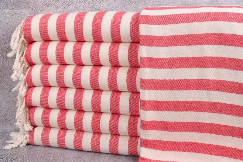 Valentines Day Gift, Custom Turkish Towel, Soft towel, Beach Towel Bulk, Bridesmaid Towel, Monogram Beach Towel, 68x40 Cotton Striped Towel - 1