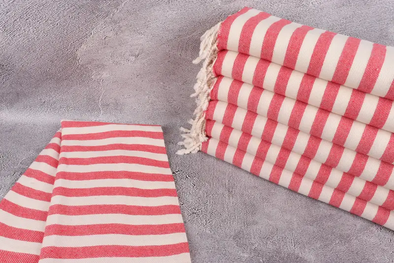 Valentines Day Gift, Custom Turkish Towel, Soft towel, Beach Towel Bulk, Bridesmaid Towel, Monogram Beach Towel, 68x40 Cotton Striped Towel - 2