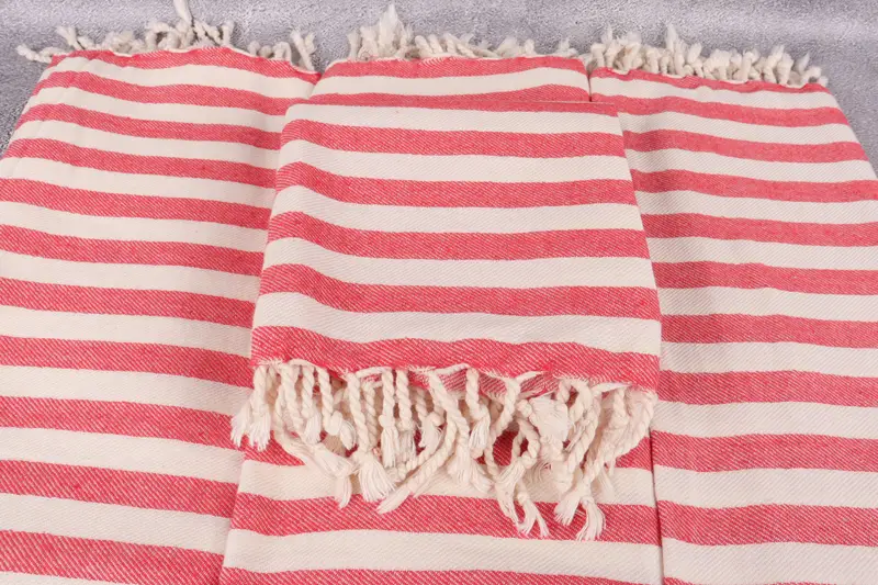 Valentines Day Gift, Custom Turkish Towel, Soft towel, Beach Towel Bulk, Bridesmaid Towel, Monogram Beach Towel, 68x40 Cotton Striped Towel - 4