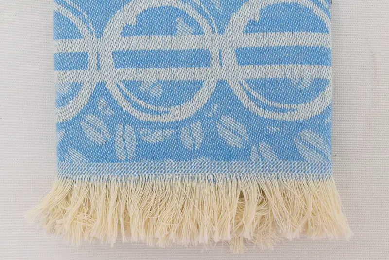 Turkish Towel Hand Towel, 28x20 Cotton Coffee Patterned Towel, Gift For Him, Wedding Favors, Christmas Hand Towel, Personalized Gift, Holiday Towel - 6