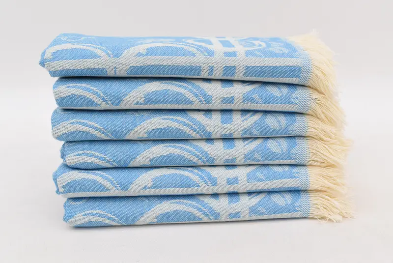 Turkish Towel Hand Towel, 28x20 Cotton Coffee Patterned Towel, Gift For Him, Wedding Favors, Christmas Hand Towel, Personalized Gift, Holiday Towel - 2