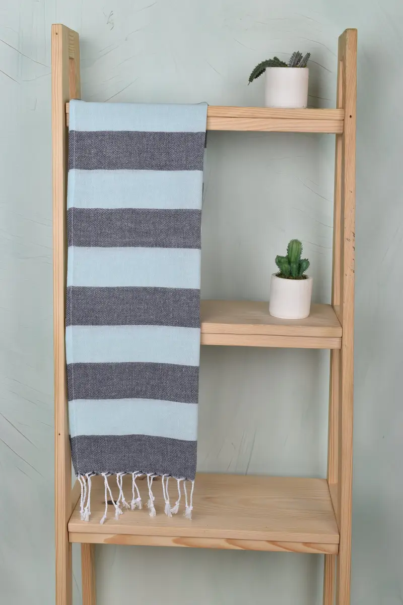 Gift For The Home Decor, Xmas Gifts, Monogram Kitchen Towel, Embroidery Towels, 40x18 Cotton Striped Towel, Wedding Favors, Turkish Towel Hand Towel - 8
