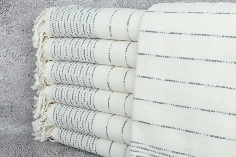 Bachelorette Gifts, Bachelorette Party Gift, 70x38 Cotton Striped Design Towel, Housewarming Gift, Custom Wedding Gift, Wedding Shower Gift - 1