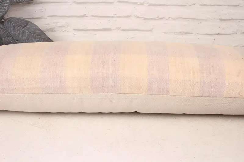 12x36 Beige Cushion, Boho Pillow, Wholesale Cushion, Aztec Cushion, Ethnical Kilim Rug Pillow, Cushion Cover, Kilim Pillow - 5
