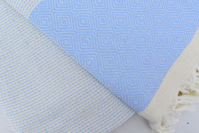 Wedding Gift, 104x80 Cotton Diamond Towel, Tablecloth, Organic Throw, Aesthetic Blanket, Custom Shower Curtain, Turkish Blanket, Bridesmaid Gifts - 5