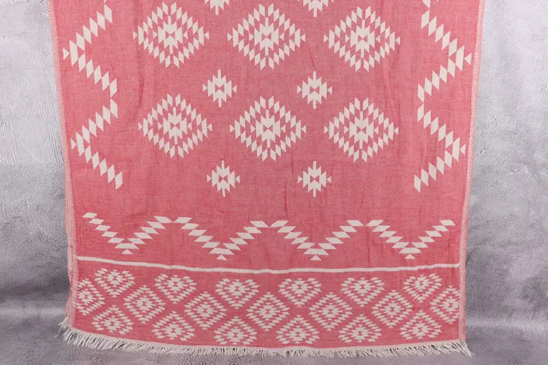 Miami Bachelorette Party Favors, Travel Towel, Quick-dry peshtemal, Memorial Gift, 70x36 Cotton Kilim Towel, Peshtemal Towel, Monogram Beach Towel - 1