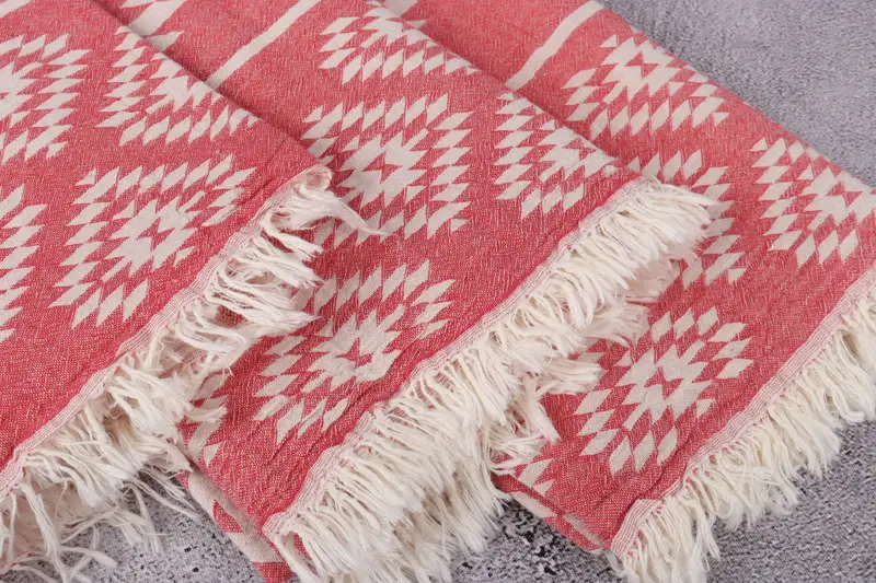 Miami Bachelorette Party Favors, Travel Towel, Quick-dry peshtemal, Memorial Gift, 70x36 Cotton Kilim Towel, Peshtemal Towel, Monogram Beach Towel - 6