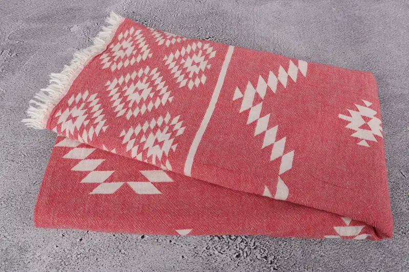 Miami Bachelorette Party Favors, Travel Towel, Quick-dry peshtemal, Memorial Gift, 70x36 Cotton Kilim Towel, Peshtemal Towel, Monogram Beach Towel - 7