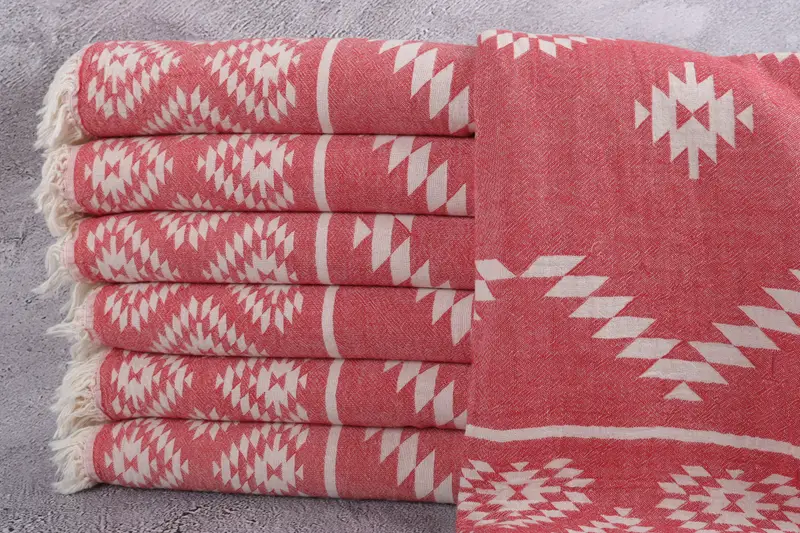 Miami Bachelorette Party Favors, Travel Towel, Quick-dry peshtemal, Memorial Gift, 70x36 Cotton Kilim Towel, Peshtemal Towel, Monogram Beach Towel - 2