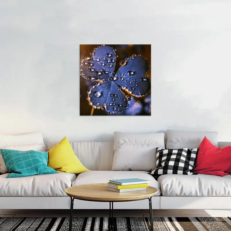 Modern tuval sanatı, ofis sanat dekoru, oturma odası dekoru, modaya uygun sanat, duvar asma sanat, ev sanat dekoru, çiçek sanat dekoru, tuval duvar sanatı - 3