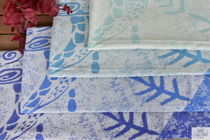Beach Towel Gift, Turkish hand towel, 70x40 Cotton Turtle Design Towel, Bridesmaid Towel, Best Friend Gift Ideas, Holiday Towel, Housewarming Gift - 5