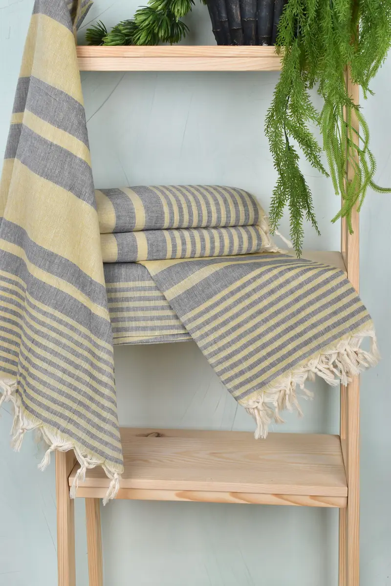 Best Friend Gift, Bachelorette Party Favors, Vegas Bachelorette Party Favors, Gift For Bride, 70x40 Cotton Striped Towel, Fouta towel, Holiday Towel - 6