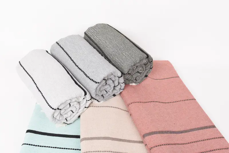 Personalized Turkish Cotton Beach Towel, Organic, 70x40 Inches