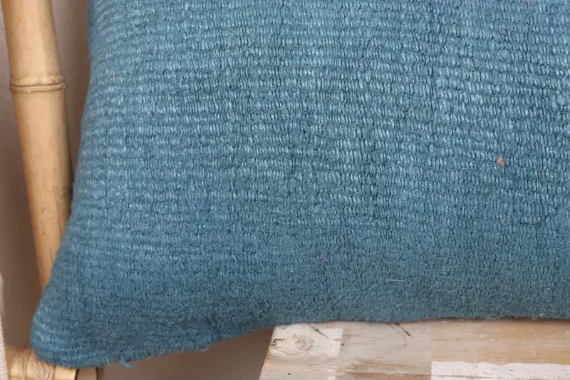 Ethnic Cushion Cover, Pillow Cover, Boho Pillow Sham Cover, 12x43 Blue Pillow, Antique Pillows, Accent Pillow Cover, Home Decor Pillow - 3