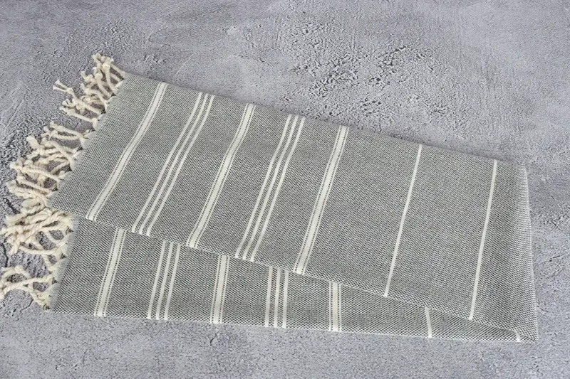 Spa Towel, Kitchen Towel, Personalized Kitchen Towel, Personalized Gift For Him, Custom Wedding Gifts, 36x24 Cotton Striped Towel, Small Bath Towels - 6