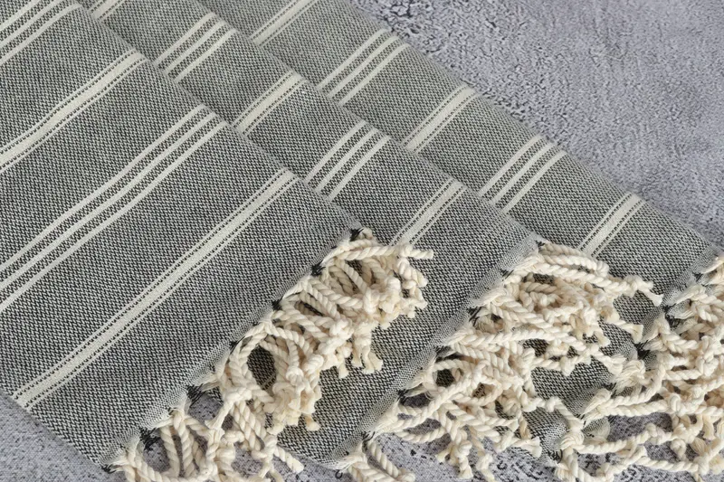 Spa Towel, Kitchen Towel, Personalized Kitchen Towel, Personalized Gift For Him, Custom Wedding Gifts, 36x24 Cotton Striped Towel, Small Bath Towels - 5