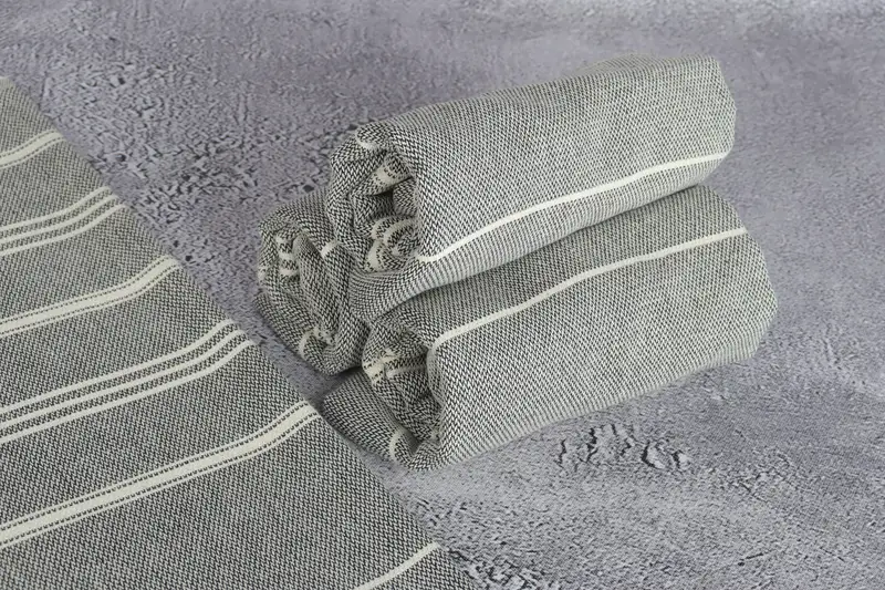 Spa Towel, Kitchen Towel, Personalized Kitchen Towel, Personalized Gift For Him, Custom Wedding Gifts, 36x24 Cotton Striped Towel, Small Bath Towels - 8