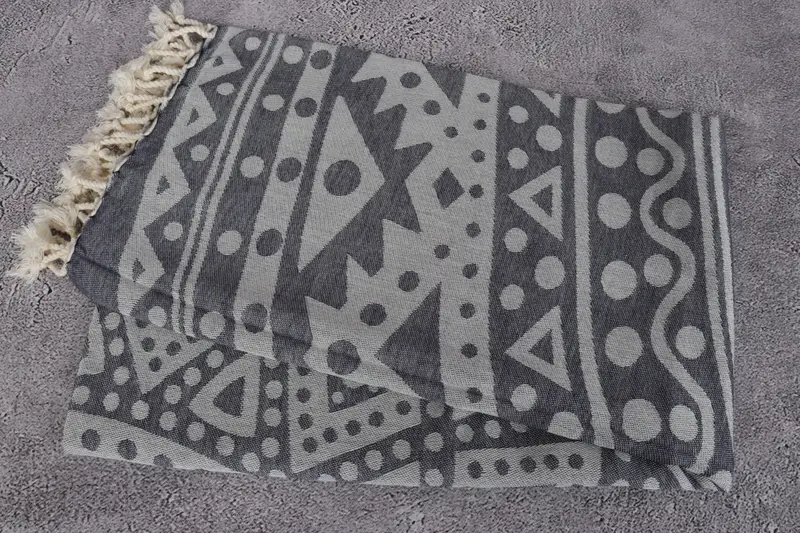 Sand-resistant towel, Personalized Beach Towel, Soft towel, 70x40 Cotton Round Pattern Towel, Vegas Bachelorette Party Favors, Custom Gifts - 7