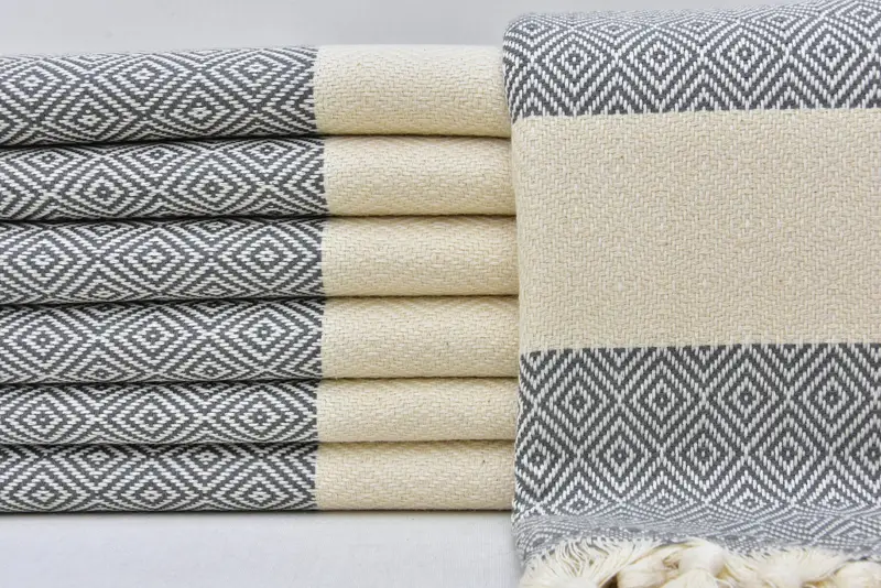 Customized Turkish Towel, 36x20 Cotton Diamond Towel, Turkish Hand Towel, Halloween Gifts, Monogram Kitchen Towel, Personalized Dish Towel - 4