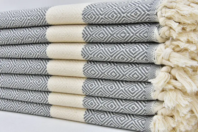 Customized Turkish Towel, 36x20 Cotton Diamond Towel, Turkish Hand Towel, Halloween Gifts, Monogram Kitchen Towel, Personalized Dish Towel - 2