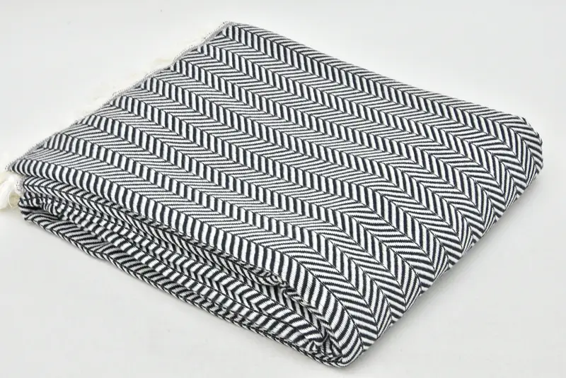 Best Wedding Gift, 92x76 Cotton Chevron Towel, Custom Wedding Gifts, Bachelorette Gifts, Custom Blanket, Halloween Blanket, Wedding Gift For Bride - 3