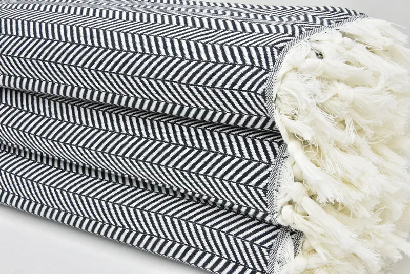 Best Wedding Gift, 92x76 Cotton Chevron Towel, Custom Wedding Gifts, Bachelorette Gifts, Custom Blanket, Halloween Blanket, Wedding Gift For Bride - 6