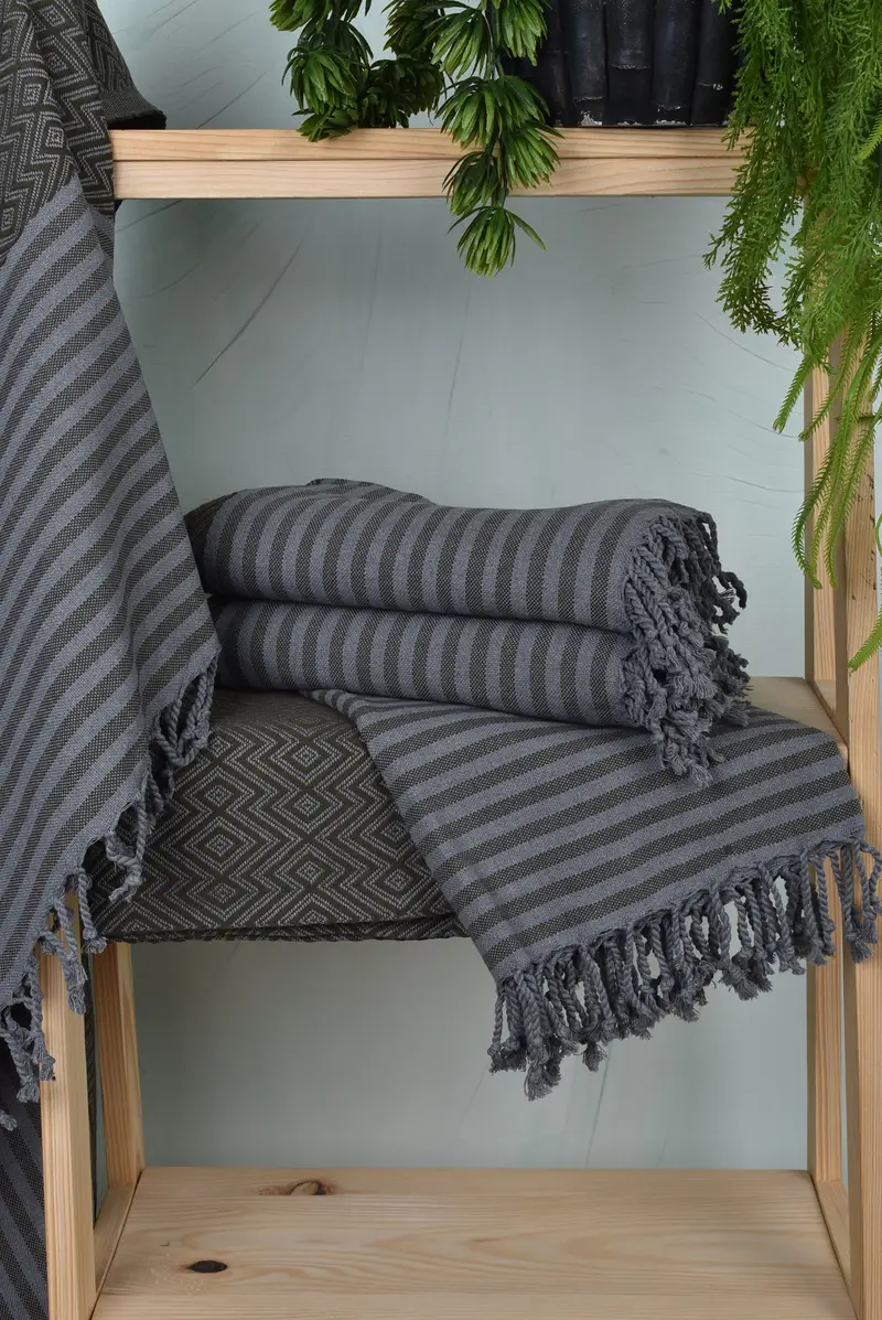Anniversary Gift For Her, Best Beach Towel, 70x40 Cotton Diamond Towel, Peshtemal Towel, Luxury Turkish Bath Towel, Summer Towel, Luxury towel - 6