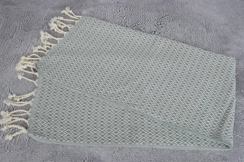 40x20 Cotton Diamond Towel, Personalized Home Gift Wedding, Bachelor Gift, Wedding Gift, Bathroom Towels, Decorative Towel, Turkish Hand Towel - 6