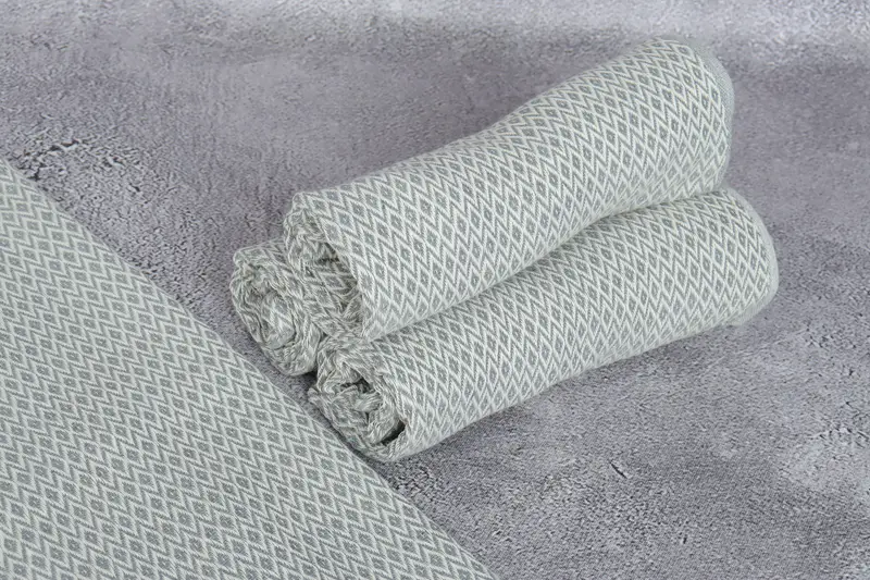40x20 Cotton Diamond Towel, Personalized Home Gift Wedding, Bachelor Gift, Wedding Gift, Bathroom Towels, Decorative Towel, Turkish Hand Towel - 8