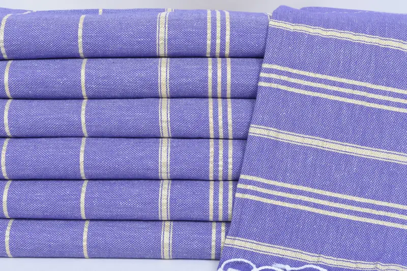 Bridesmaid Gifts, Turkish Tea Towel, Gym Towel, 40x24 Cotton Striped Towel, Anniversary Gift For Her, Monogram Hand Towel, Wedding Anniversary Gift - 2