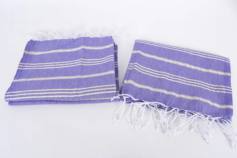 Bridesmaid Gifts, Turkish Tea Towel, Gym Towel, 40x24 Cotton Striped Towel, Anniversary Gift For Her, Monogram Hand Towel, Wedding Anniversary Gift - 7